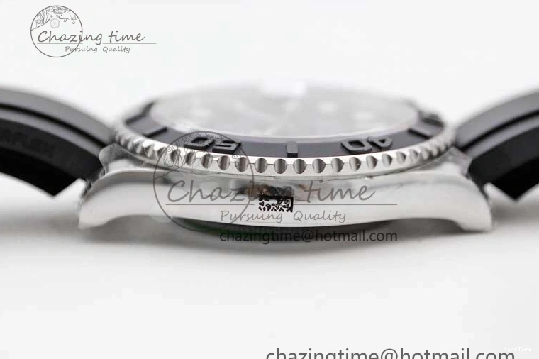 MiroTime 0328 Yacht-Master 42mm 226659 TWA 1:1 Best Edition 3D Black Ceramic Bezel on Oysterflex Strap VR Stretchable 2085